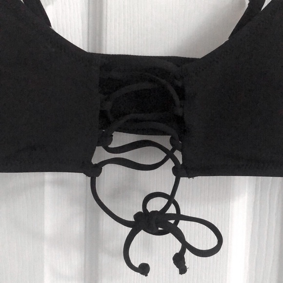 BNWOT Black bathing suit top bra - Picture 4 of 4